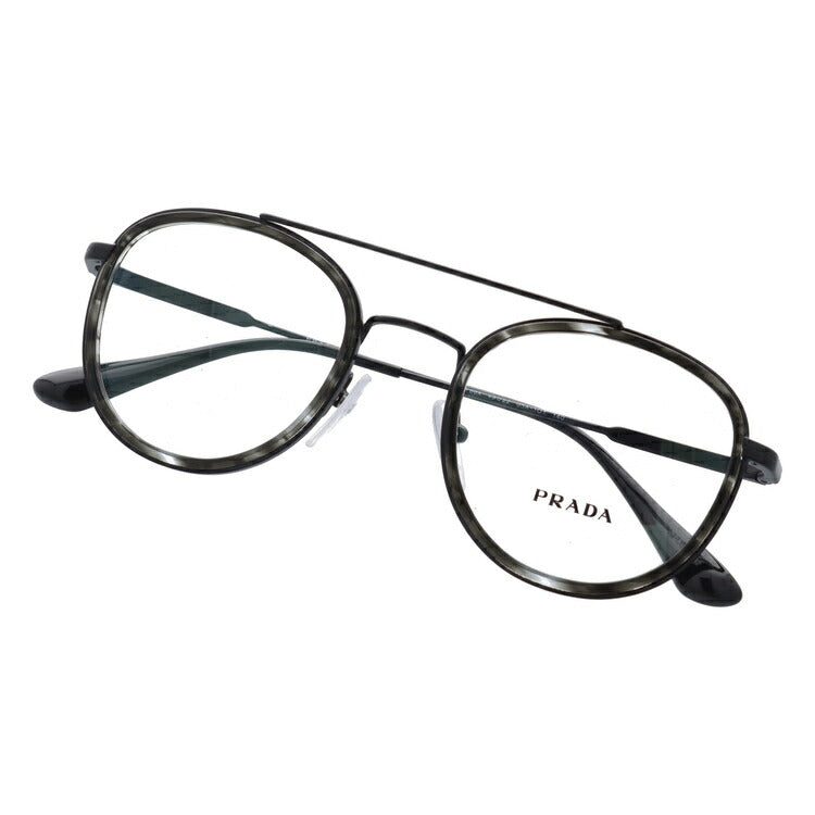 【訳あり・店頭展示品/外箱なし】【国内正規品】プラダ メガネ フレーム 眼鏡 PRADA PR66XV 05A1O1 49サイズ ボストン型（ダブルブリッジ） ブランド メンズ レディース アイウェア UVカット ギフト対応 ラッピング無料