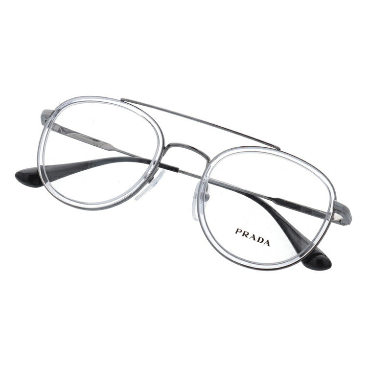 【訳あり・店頭展示品/外箱なし】【国内正規品】プラダ メガネ フレーム 眼鏡 PRADA PR66XV 07A1O1 49サイズ ボストン型（ダブルブリッジ） ブランド メンズ レディース アイウェア UVカット ギフト対応 ラッピング無料