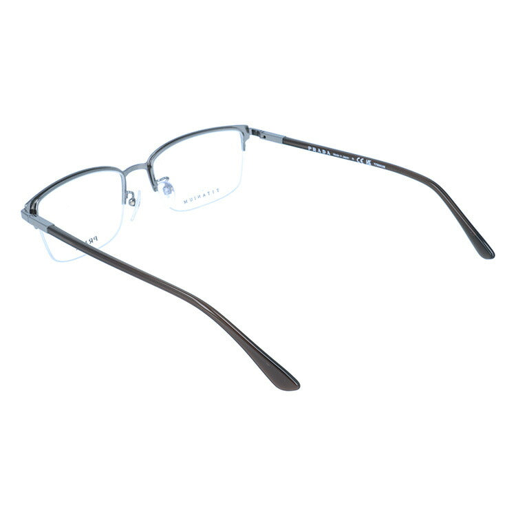 【国内正規品】プラダ メガネフレーム 伊達メガネ PRADA PR 53YVD 01L1O1 55サイズ スクエア ユニセックス メンズ レディース