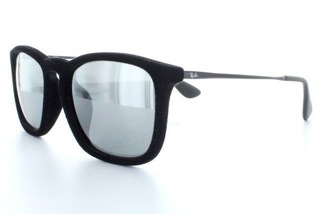 【訳あり】レイバン サングラス クリス ミラーレンズ フルフィット（アジアンフィット） Ray-Ban CHRIS RB4187F 60756G 54サイズ ウェリントン型 ユニセックス メンズ レディース
