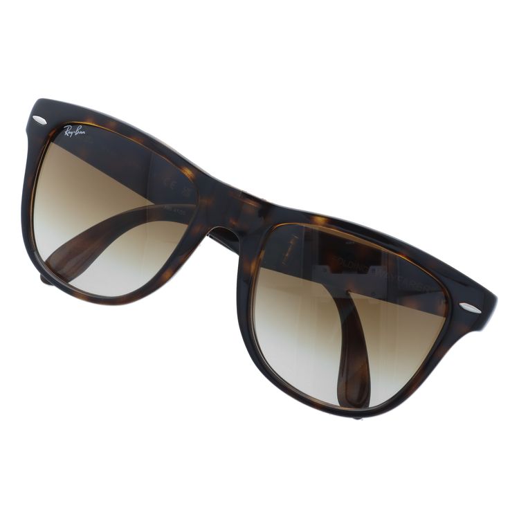 【訳あり】レイバン サングラス ウェリントン型 Ray-Ban RB4105 710/51 54 レギュラーフィット WAYFARER FOLDING ウェイファーラー フォールディング メンズ レディース 折りたたみ 折り畳み べっ甲 RAYBAN ドライブ ブランドサングラス UVカット 紫外線