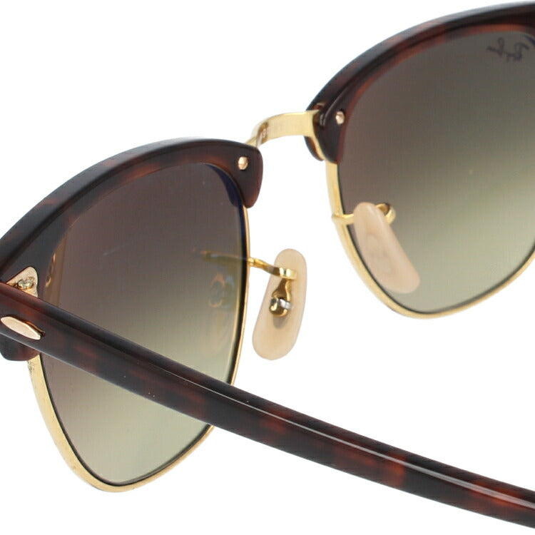 レイバン サングラス クラブマスター RB3016 990/7O 49 レギュラーフィット ブロー型 ミラー べっ甲 メンズ レディース ドライブ 運転 アウトドア ブランドサングラス 紫外線 花粉対策 CLUBMASTER Ray-Ban