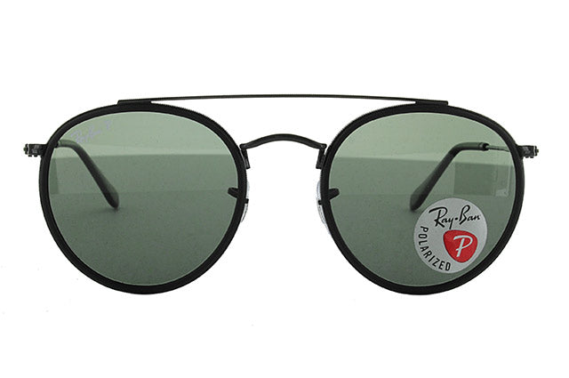 【訳あり】レイバン 偏光サングラス ラウンド RB3647N 002/58 51 レギュラーフィット ラウンド型 ダブルブリッジ メンズ レディース ドライブ 運転 アウトドア ブランドサングラス 紫外線 花粉対策 ROUND Ray-Ban 【海外正規品】