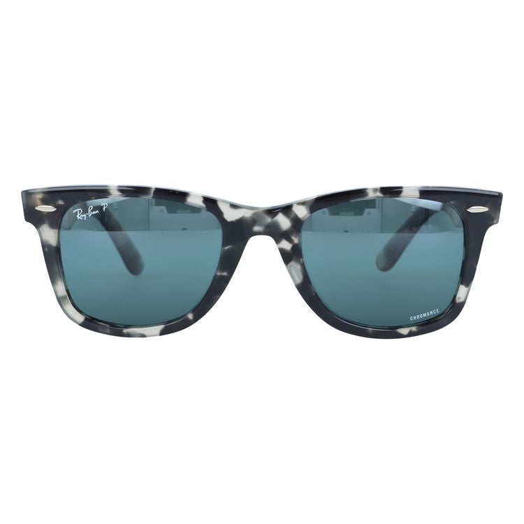 レイバン サングラス ウェイファーラー 偏光サングラス ミラーレンズ フルフィット（アジアンフィット） Ray-Ban WAYFARER RB2140F 1333G6 52サイズ ウェリントン ユニセックス メンズ レディース