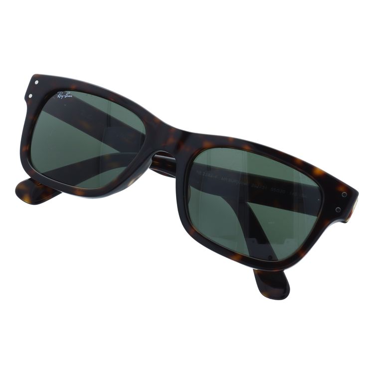 レイバン サングラス ミスターバーバンク フルフィット（アジアンフィット） Ray-Ban MR BURBANK RB2283F 902/31 55サイズ スクエア ユニセックス メンズ レディース