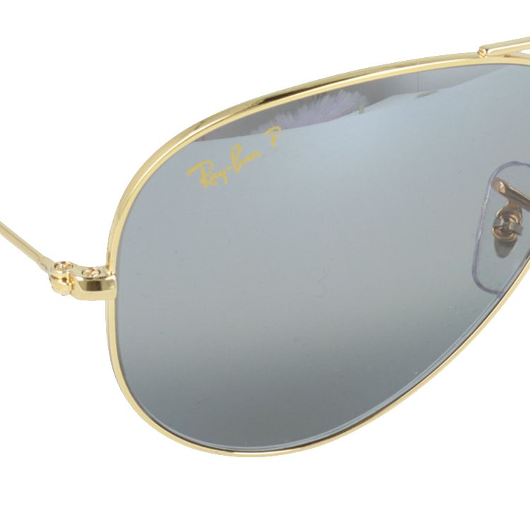 レイバン サングラス アビエーターラージメタル 偏光サングラス ミラーレンズ Ray-Ban AVIATOR LARGE METAL RB3025 9196G3 58サイズ ティアドロップ ユニセックス メンズ レディース