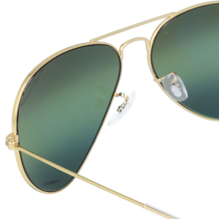 レイバン サングラス アビエーターラージメタル 偏光サングラス ミラーレンズ Ray-Ban AVIATOR LARGE METAL RB3025 9196G4 58サイズ ティアドロップ ユニセックス メンズ レディース