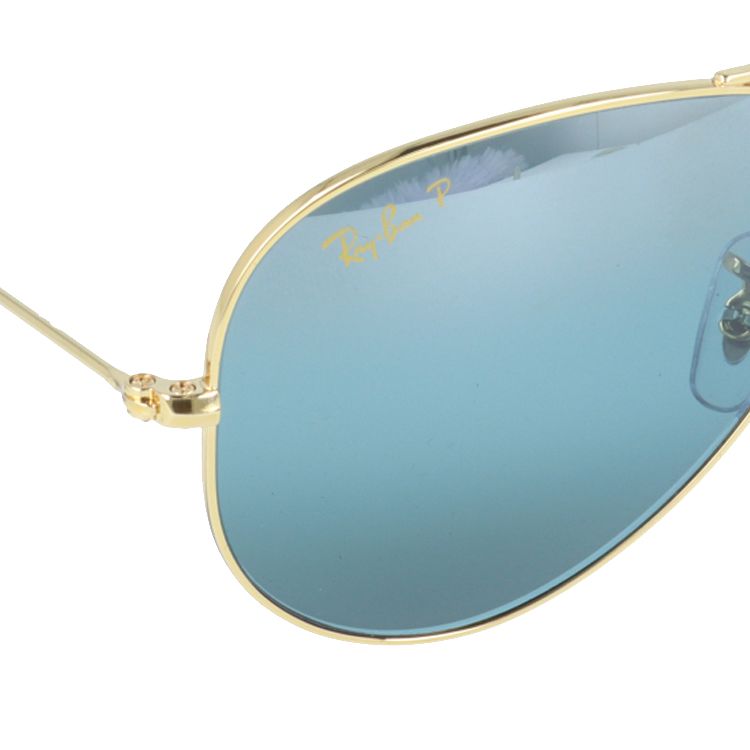 レイバン サングラス アビエーターラージメタル 偏光サングラス ミラーレンズ Ray-Ban AVIATOR LARGE METAL RB3025 9196G6 58サイズ ティアドロップ ユニセックス メンズ レディース