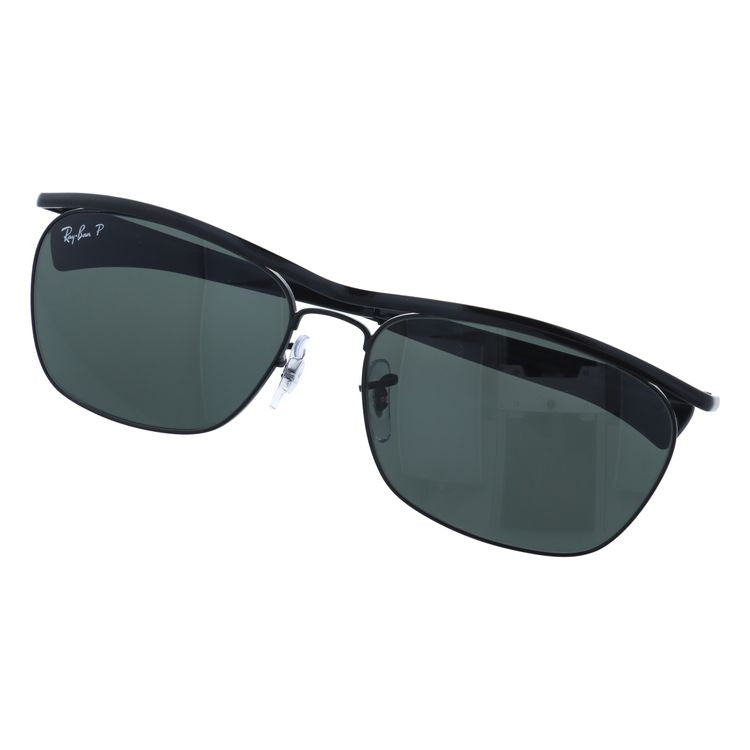 レイバン サングラス オリンピアツーデラックス 偏光サングラス Ray-Ban OLYMPIAN II DELUXE RB3619 002/58 60サイズ アクティブ ユニセックス メンズ レディース