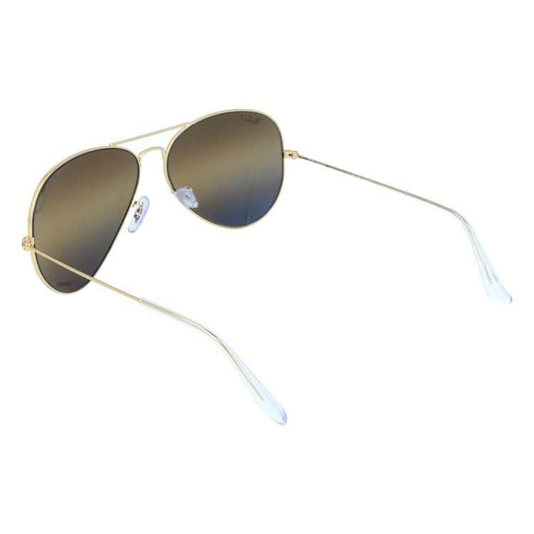 レイバン サングラス アビエーターラージメタル 偏光サングラス ミラーレンズ Ray-Ban AVIATOR LARGE METAL RB3025 9196G5 58サイズ ティアドロップ型 ユニセックス メンズ レディース