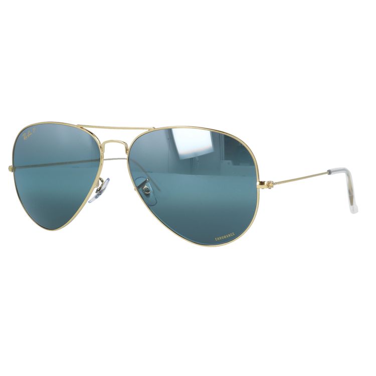 レイバン サングラス アビエーターラージメタル 偏光サングラス ミラーレンズ Ray-Ban AVIATOR LARGE METAL RB3025 9196G6 58サイズ ティアドロップ型 ユニセックス メンズ レディース