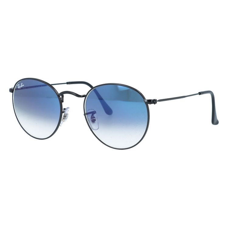レイバン サングラス ラウンドメタル ミラーレンズ Ray-Ban ROUND METAL RB3447 002/3F 50サイズ ラウンド型 グラデーションレンズ ユニセックス メンズ レディース【海外正規品】