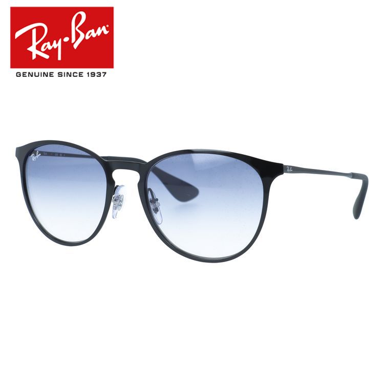 【訳あり】レイバン サングラス エリカメタル Ray-Ban ERIKA METAL RB3539 002/19 54サイズ ボストン型 グラデーションレンズ ユニセックス メンズ レディース