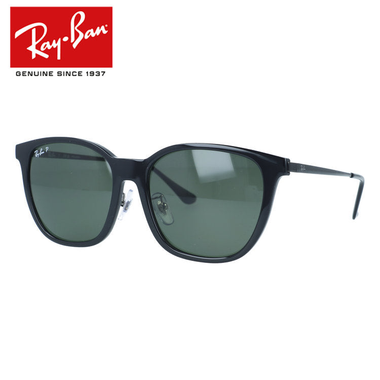 レイバン サングラス 偏光サングラス アジアンフィット Ray-Ban RB4333D 601/9A 55サイズ ウェリントン型 乱反射をカットし眩しさを軽減 ポラライズド ユニセックス メンズ レディース