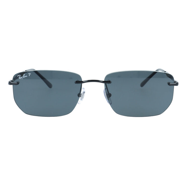 レイバン 偏光サングラス Ray-Ban RB3768 002/81 56サイズ スクエア型 反射をカットし眩しさを軽減 ポラライズド リムレス ツーポイント ユニセックス メンズ レディース