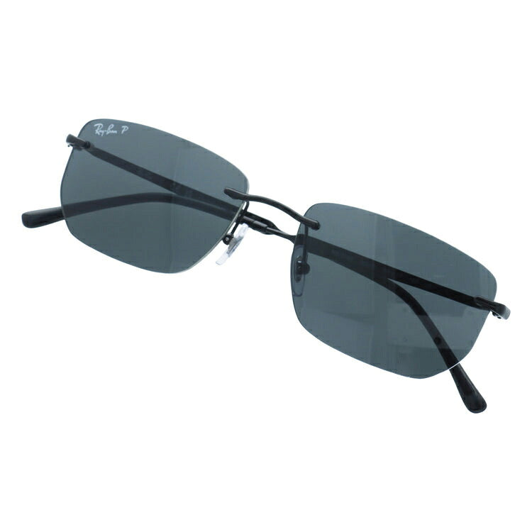 レイバン 偏光サングラス Ray-Ban RB3768 002/81 56サイズ スクエア型 反射をカットし眩しさを軽減 ポラライズド リムレス ツーポイント ユニセックス メンズ レディース