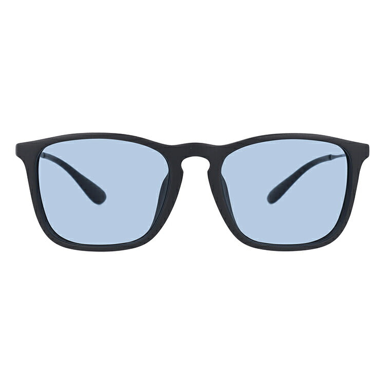 【選べる15色 ライトカラーレンズ】レイバン ライトカラー サングラス Ray-Ban RB4187F 622/8G 54 アジアンフィット CHRIS クリス ウェリントン型 メンズ レディース アウトドア 運転 ドライブ レジャー UVカット 伊達 メガネ 眼鏡
