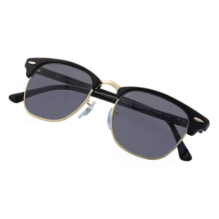 【選べる2色 調光レンズ】レイバン サングラス Ray-Ban RB3016 W0365 49・RB3016 W0365 51 レギュラーフィット CLUBMASTER クラブマスター ブロー型 メンズ レディース RAYBAN ドライブ 運転 ブランドサングラス UVカット メガネ 眼鏡