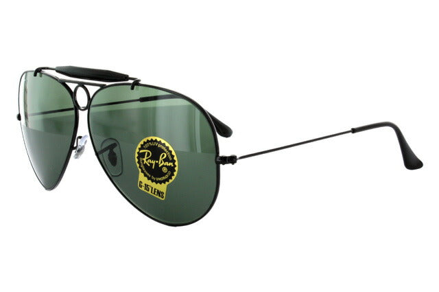 レイバン サングラス Ray-Ban G-15 グリーンレンズ RB3138 001 62　RB3138 002 62 レギュラーフィット SHOOTER シューター ティアドロップ型 メンズ レディース RAYBAN ドライブ 運転 アウトドア ブランドサングラス UVカット メガネ 眼鏡 度付き対応