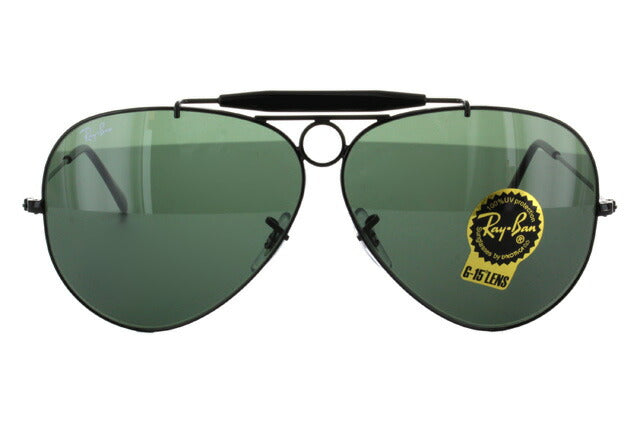 レイバン サングラス Ray-Ban G-15 グリーンレンズ RB3138 001 62　RB3138 002 62 レギュラーフィット SHOOTER シューター ティアドロップ型 メンズ レディース RAYBAN ドライブ 運転 アウトドア ブランドサングラス UVカット メガネ 眼鏡 度付き対応