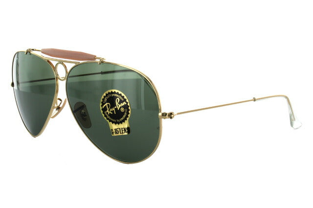 レイバン サングラス Ray-Ban G-15 グリーンレンズ RB3138 001 62　RB3138 002 62 レギュラーフィット SHOOTER シューター ティアドロップ型 メンズ レディース RAYBAN ドライブ 運転 アウトドア ブランドサングラス UVカット メガネ 眼鏡 度付き対応