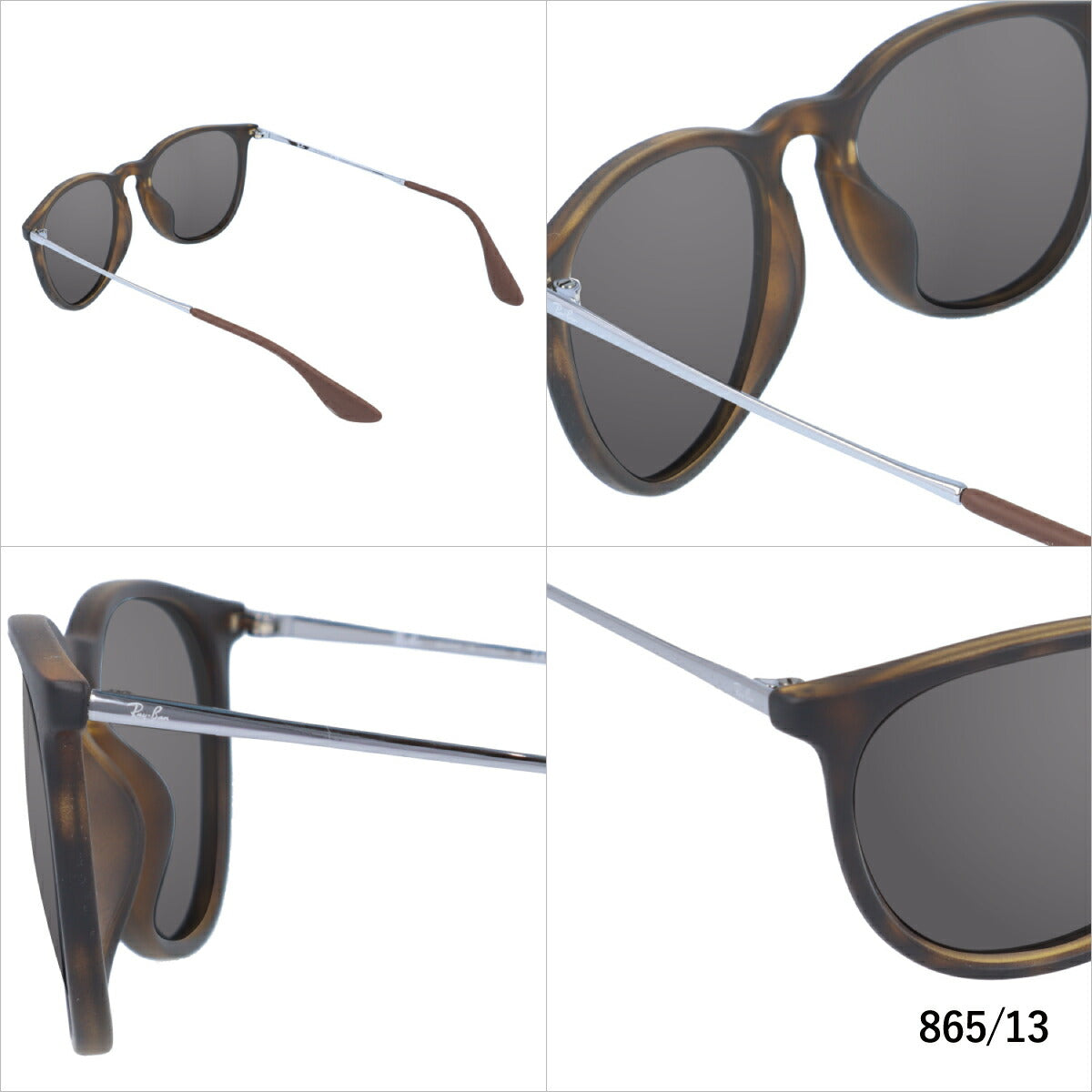 【選べる7色 偏光レンズ】レイバン サングラス Ray-Ban 偏光レンズセット RB4171F 622/8G 54・RB4171F 622/8G 57 アジアンフィット ERIKA エリカ ボストン型 メンズ レディース RAYBAN ドライブ 運転 アウトドア ブランドサングラス UVカット メガネ 眼鏡
