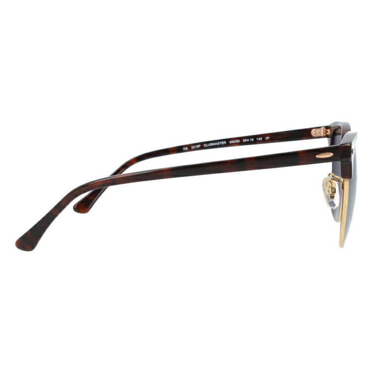 レイバン 偏光サングラス クラブマスター RB3016F 901/58・990/58 55 アジアンフィット ブロー型 メンズ レディース ドライブ 運転 アウトドア ブランドサングラス 紫外線 花粉対策 CLUBMASTER Ray-Ban