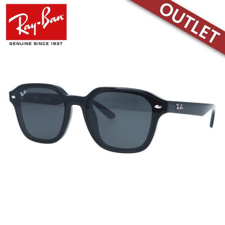 【訳あり】レイバン サングラス アジアンフィット Ray-Ban RB4458D 601/87 65サイズ スクエア型 ユニセックス レディース メンズ 大きめサイズ ビッグシルエット