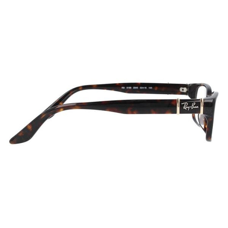 【訳あり・店頭展示品/外箱なし】 レイバン メガネフレーム 伊達メガネ アジアンフィット Ray-Ban RX5198 2345 53サイズ スクエア型 ローブリッジフィット アウトレット品 ユニセックス メンズ レディース | べっ甲 デミ柄 レトロ風