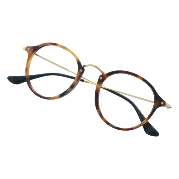 訳あり・フレームのみ レイバン メガネフレーム フルフィット（アジアンフィット） Ray-Ban RX2447VF 5494 49サイズ ラウンド型 アウトレット品 デミ べっ甲柄 ユニセックス メンズ レディース