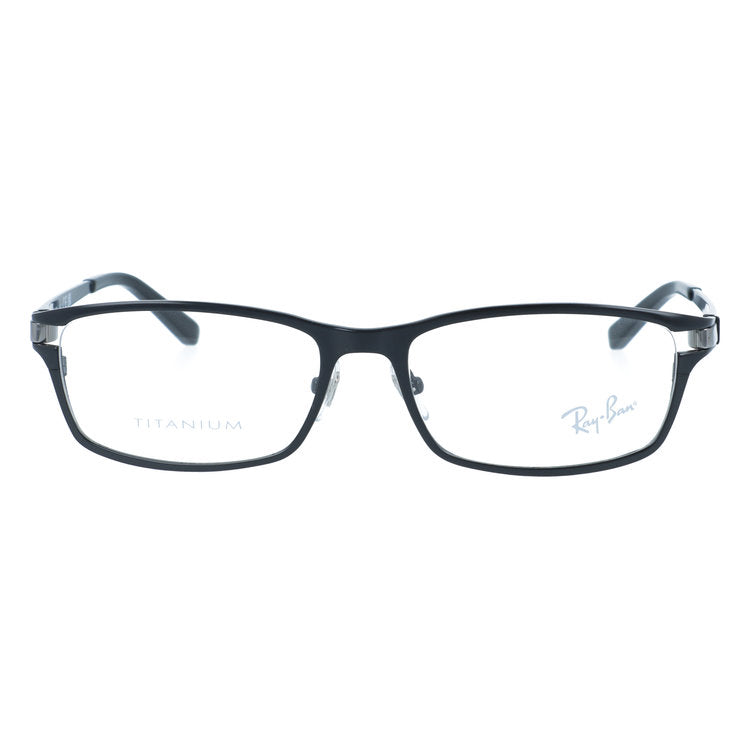 【訳あり・店頭展示品/外箱なし】 レイバン メガネフレーム 伊達メガネ Ray-Ban RX8727D 1074 54サイズ スクエア型 アウトレット品 ユニセックス メンズ レディース | 黒縁 クロブチ