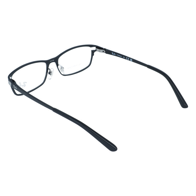【訳あり・店頭展示品/外箱なし】 レイバン メガネフレーム 伊達メガネ Ray-Ban RX8727D 1074 54サイズ スクエア型 アウトレット品 ユニセックス メンズ レディース | 黒縁 クロブチ