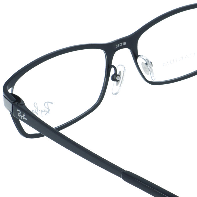 【訳あり・店頭展示品/外箱なし】 レイバン メガネフレーム 伊達メガネ Ray-Ban RX8727D 1074 54サイズ スクエア型 アウトレット品 ユニセックス メンズ レディース | 黒縁 クロブチ