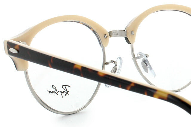 レイバン メガネ フレーム クラブラウンド RX4246V 5239 49 ラウンド型 メンズ レディース 眼鏡 度付き 度なし 伊達メガネ ブランドメガネ 紫外線 ブルーライトカット 老眼鏡 花粉対策 CLUBROUND Ray-Ban