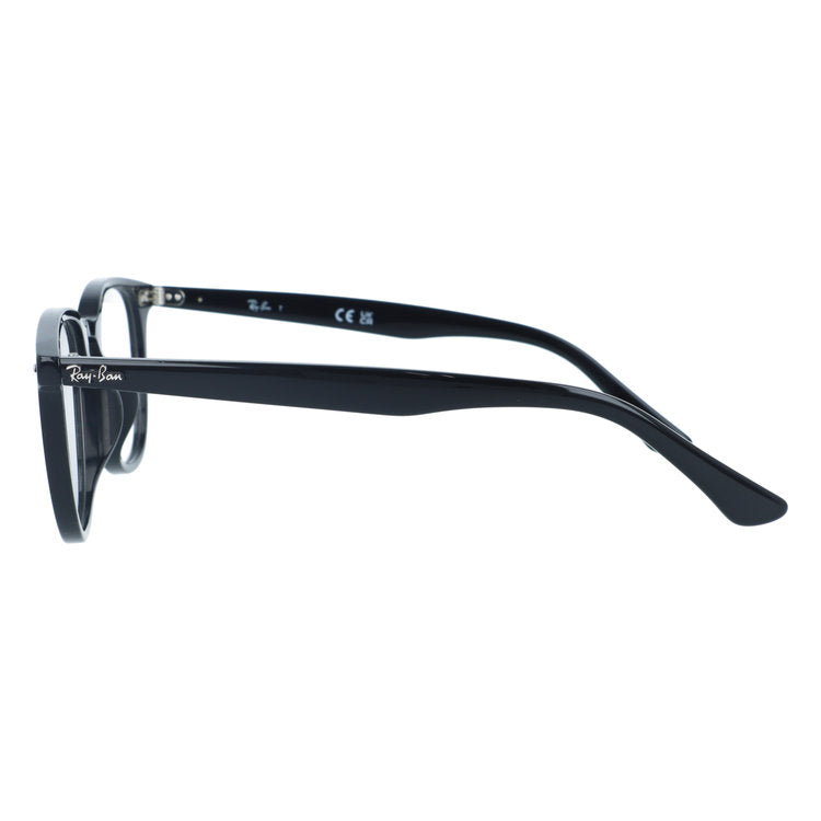 【訳あり・店頭展示品/外箱なし】 レイバン メガネフレーム 伊達メガネ アジアンフィット Ray-Ban RX7159F 2000 52サイズ ボストン型 ローブリッジフィット アウトレット品 ユニセックス メンズ レディース | 黒縁 クロブチ