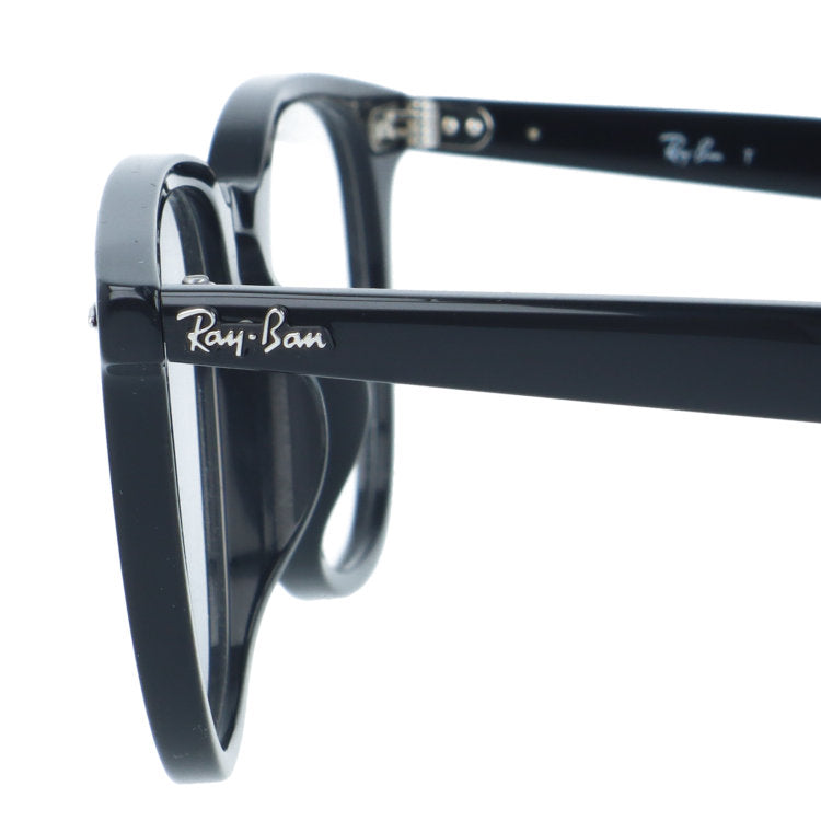 【訳あり・店頭展示品/外箱なし】 レイバン メガネフレーム 伊達メガネ アジアンフィット Ray-Ban RX7159F 2000 52サイズ ボストン型 ローブリッジフィット アウトレット品 ユニセックス メンズ レディース | 黒縁 クロブチ