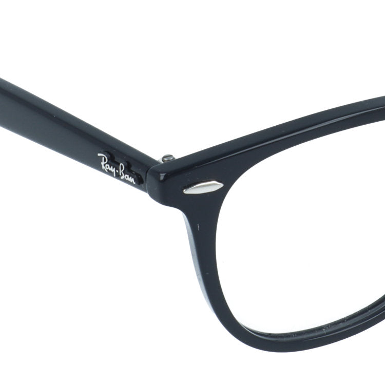 【訳あり・店頭展示品/外箱なし】 レイバン メガネフレーム 伊達メガネ アジアンフィット Ray-Ban RX7159F 2000 52サイズ ボストン型 ローブリッジフィット アウトレット品 ユニセックス メンズ レディース | 黒縁 クロブチ