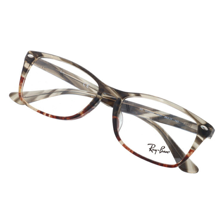 レイバン メガネ フレーム RX5228MF 5837 56 アジアンフィット スクエア型 メンズ レディース 眼鏡 度付き 度なし 伊達メガネ ブランドメガネ 紫外線 ブルーライトカット 老眼鏡 花粉対策 Ray-Ban