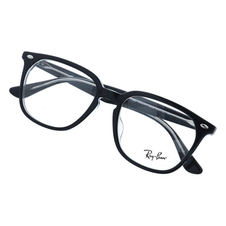 レイバン メガネフレーム 伊達メガネ フルフィット（アジアンフィット） Ray-Ban RX4362VF 2034 53サイズ ウェリントン ユニセックス メンズ レディース