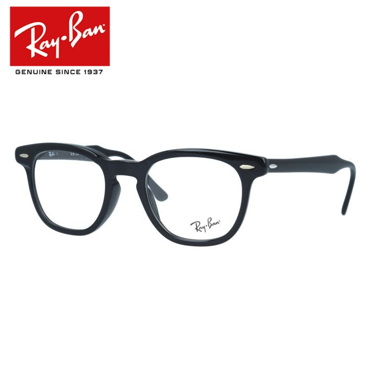 レイバン メガネフレーム ホークアイ 伊達メガネ フルフィット（アジアンフィット） Ray-Ban HAWKEYE RX5398F 2000 50サイズ ウェリントン型 ユニセックス メンズ レディース