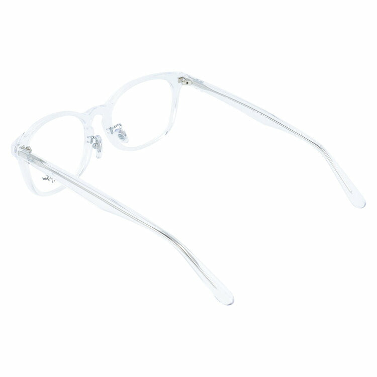 【訳あり・店頭展示品】レイバン メガネフレーム 伊達メガネ アジアンフィット（フルフィット） 調整可能ノーズパッド（クリングス） Ray-Ban RX5386D（RB5386D） 2001 53サイズ ウェリントン型 透明フレーム アウトレット品 ユニセックス メンズ レディース