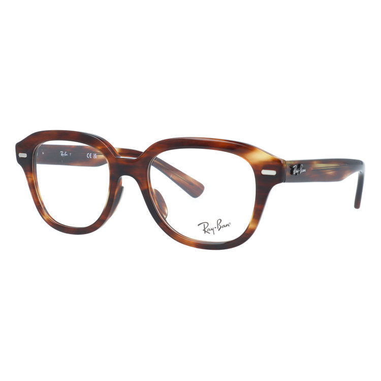 【訳あり・店頭展示品】レイバン メガネフレーム エリカ 伊達メガネ アジアンフィット Ray-Ban ERIK RX7215F（RB7215F） 2144 51サイズ スクエアウェリントン型 太縁メガネ アウトレット品 ユニセックス メンズ レディース