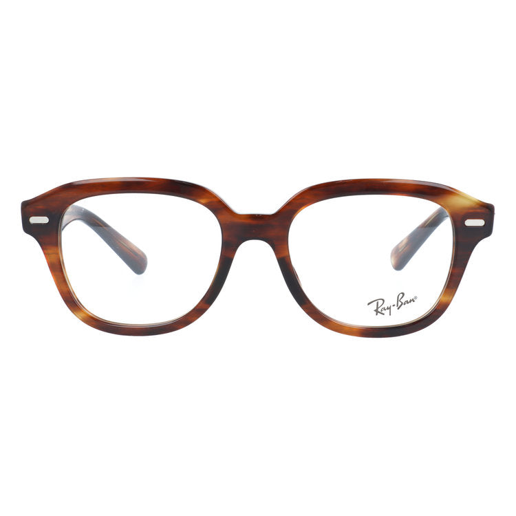 【訳あり・店頭展示品】レイバン メガネフレーム エリカ 伊達メガネ アジアンフィット Ray-Ban ERIK RX7215F（RB7215F） 2144 51サイズ スクエアウェリントン型 太縁メガネ アウトレット品 ユニセックス メンズ レディース