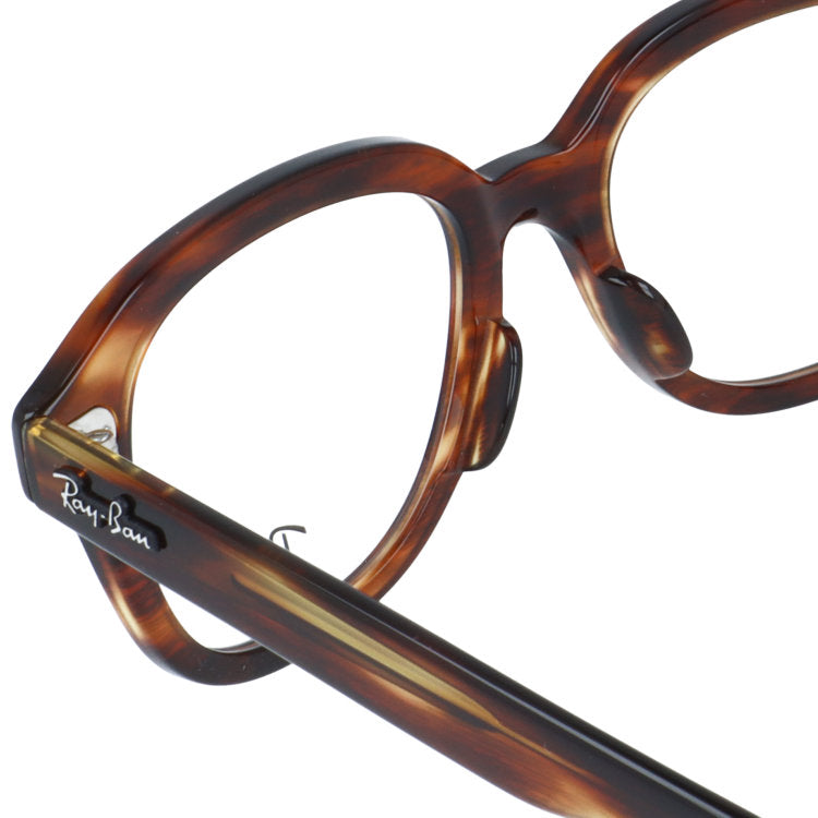 【訳あり・店頭展示品】レイバン メガネフレーム エリカ 伊達メガネ アジアンフィット Ray-Ban ERIK RX7215F（RB7215F） 2144 51サイズ スクエアウェリントン型 太縁メガネ アウトレット品 ユニセックス メンズ レディース