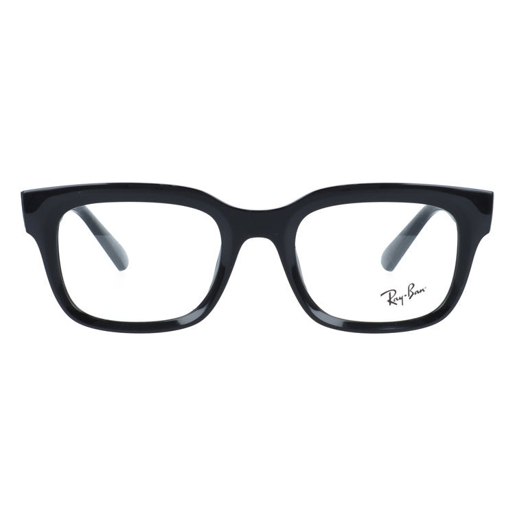 【訳あり・店頭展示品】レイバン メガネフレーム チャド 伊達メガネ アジアンフィット Ray-Ban CHAD RX7217F（RB7217F） 8260 54サイズ レクタングル型 BIO-BASED サステナブル素材 ウェリントン 太縁 黒縁 大きめ ユニセックス メンズ レディース