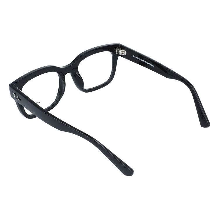 【訳あり・店頭展示品】レイバン メガネフレーム チャド 伊達メガネ アジアンフィット Ray-Ban CHAD RX7217F（RB7217F） 8260 54サイズ レクタングル型 BIO-BASED サステナブル素材 ウェリントン 太縁 黒縁 大きめ ユニセックス メンズ レディース