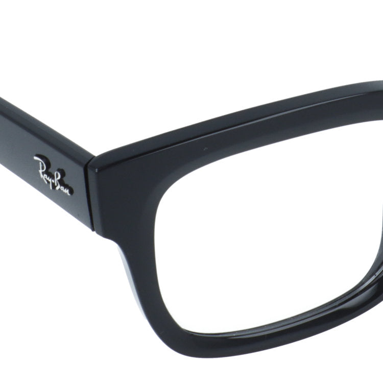 【訳あり・店頭展示品】レイバン メガネフレーム チャド 伊達メガネ アジアンフィット Ray-Ban CHAD RX7217F（RB7217F） 8260 54サイズ レクタングル型 BIO-BASED サステナブル素材 ウェリントン 太縁 黒縁 大きめ ユニセックス メンズ レディース