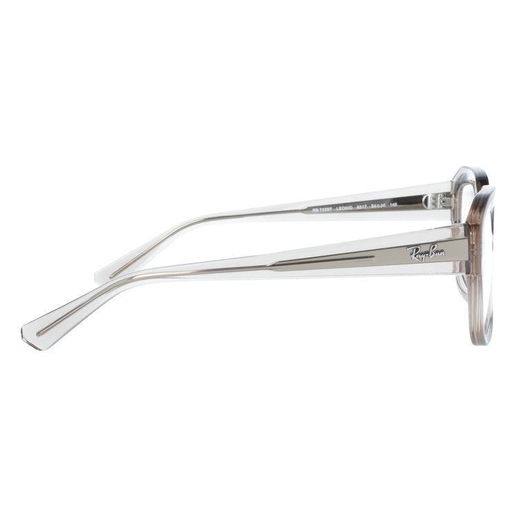 【訳あり・店頭展示品】レイバン メガネフレーム レオニード 伊達メガネ アジアンフィット Ray-Ban LEONID RX7225F（RB7225F） 8317 54サイズ ウェリントン型 BIO-BASED バイオベース サステナブル素材 太縁 アウトレット品 ユニセックス メンズ レディース