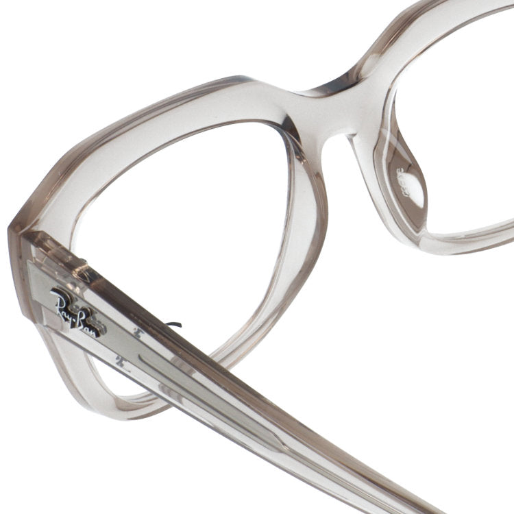 【訳あり・店頭展示品】レイバン メガネフレーム レオニード 伊達メガネ アジアンフィット Ray-Ban LEONID RX7225F（RB7225F） 8317 54サイズ ウェリントン型 BIO-BASED バイオベース サステナブル素材 太縁 アウトレット品 ユニセックス メンズ レディース