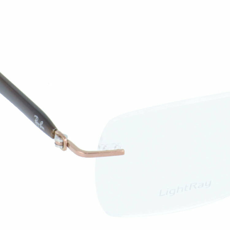 【訳あり・店頭展示品】レイバン メガネフレーム 伊達メガネ Ray-Ban RX8767（RB8767） 1227 51サイズ スクエア型 リムレス ツーポイント 縁なし アウトレット品 ユニセックス メンズ レディース